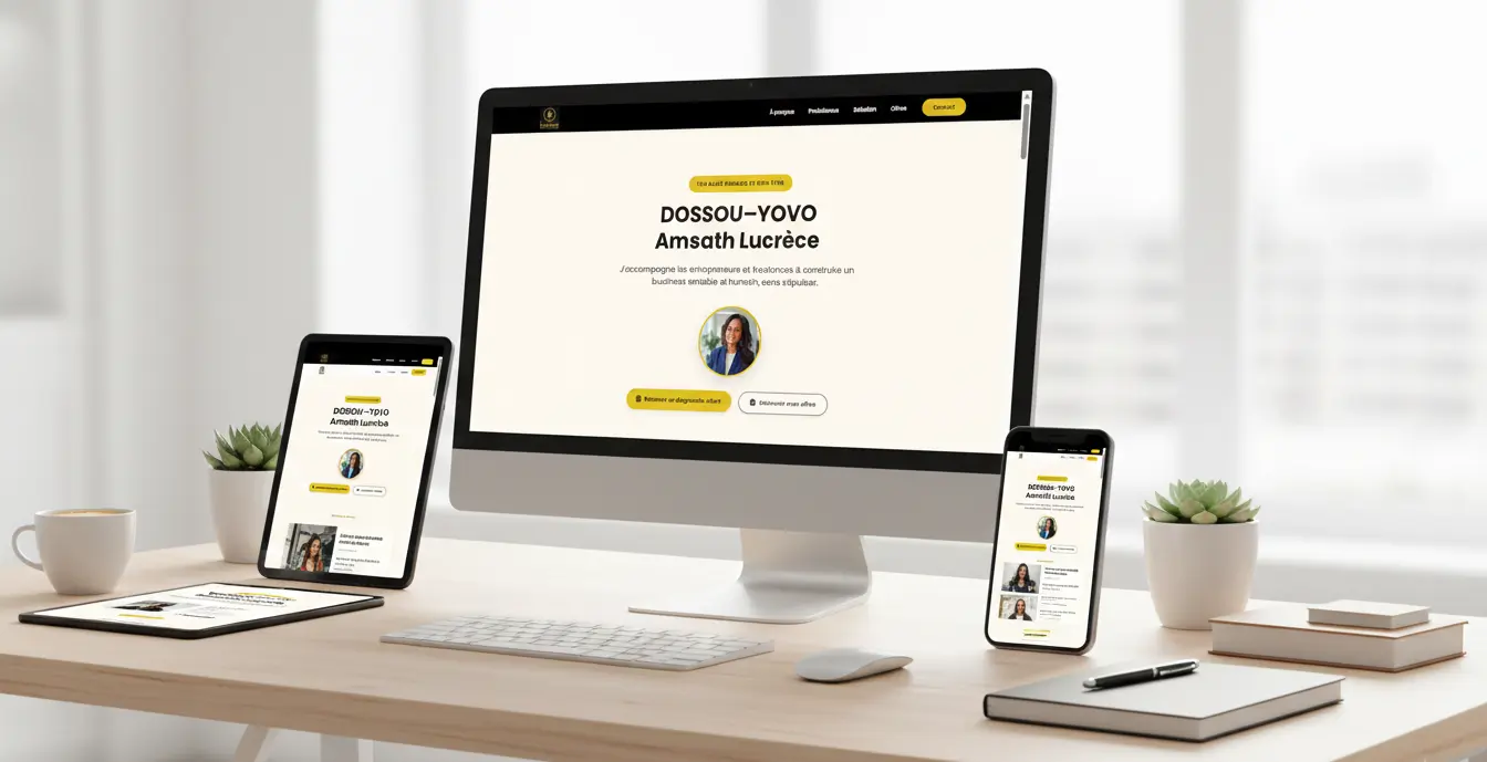 Site web coaching Finance & Bien‑Être